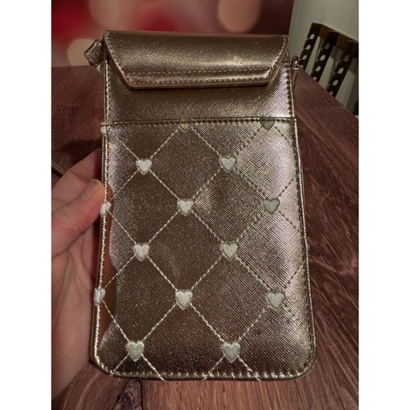 ✨‎ For Sale: Betsey Johnson Shimmery Cell Phone Crossbody ✨ - Picture 7 of 10